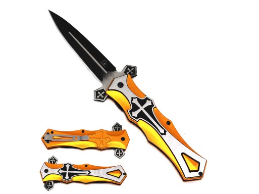 Falcon 9" Spring Assisted Knife KS5440GDB